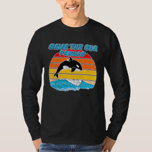 Rettung Killerwal Orcas retten die Meerespandas Ma T-Shirt