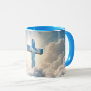 Rettung, Kreuz in den Wolken, Tasse