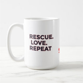 Rettung. Liebe. Wieder von vorne. | Pet Lovers Min Kaffeetasse
