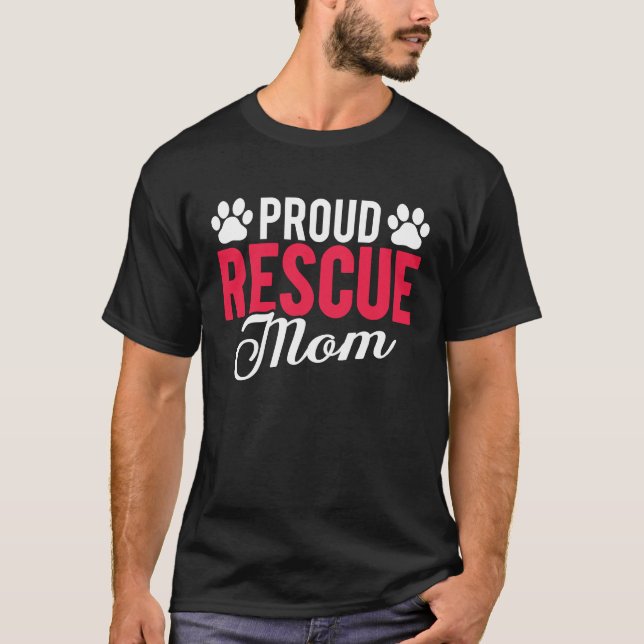 Rettung Mama Helfer Katze Liebe Tier T-Shirt (Vorderseite)