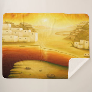 "Rettung" - Naher Osten, Orient Sonnenuntergangsma Sherpadecke