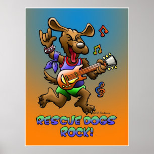 RETTUNG VERFOLGT FELSEN! POSTER