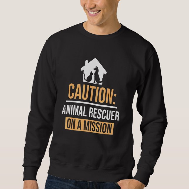 Rettung von Tieren Sweatshirt (Vorderseite)