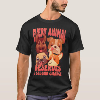 Rettung von Tierrechten bei Hunden und Adoption T-Shirt
