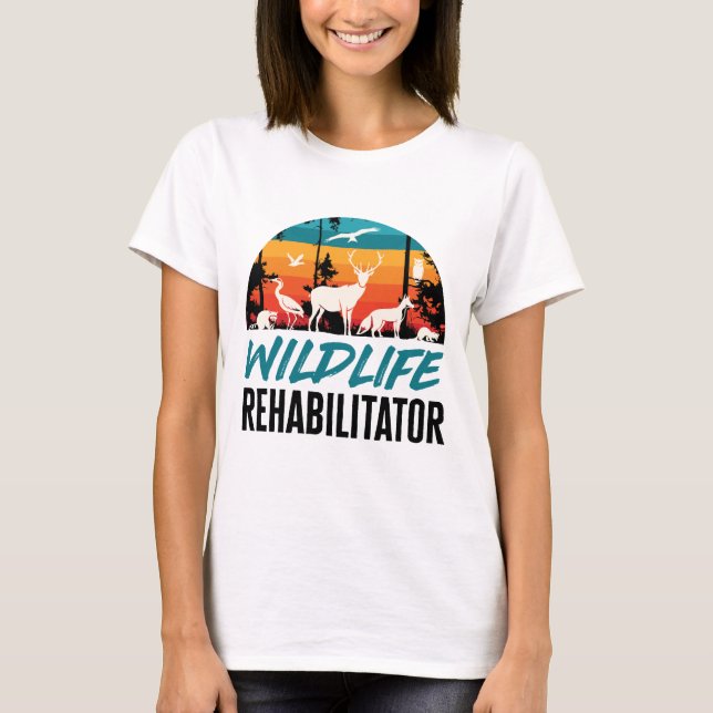 Rettung von Wildtieren T-Shirt (Vorderseite)