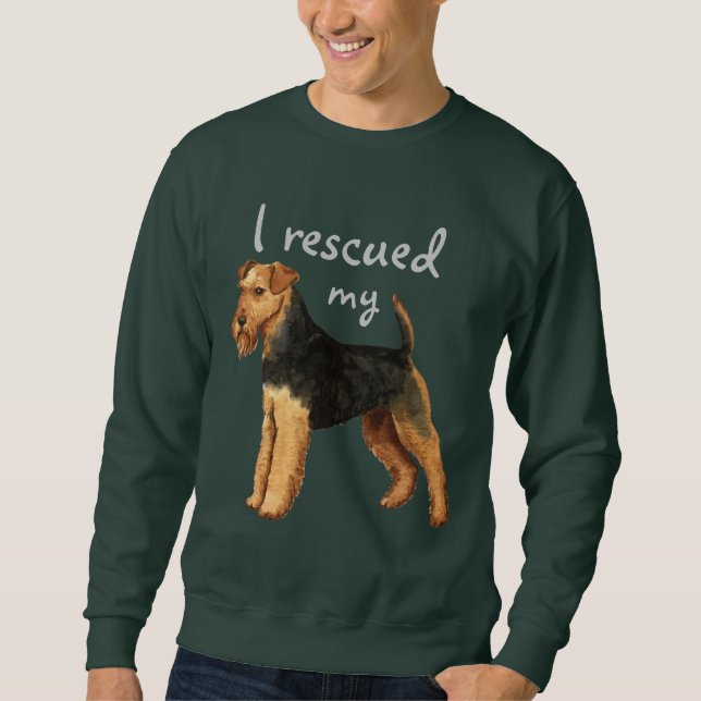 Rettung Walisers Terrier Sweatshirt (Vorderseite)