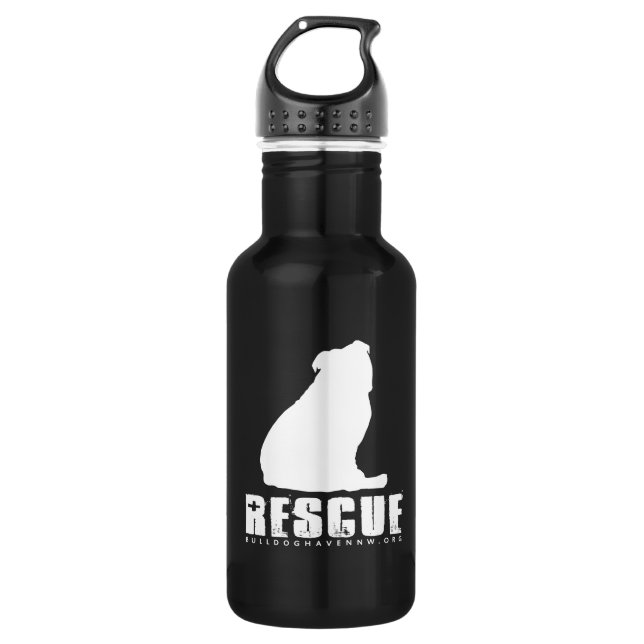 RETTUNGS-BULLDOGGE (durch Bulldoggen-Hafen Trinkflasche (Vorderseite)