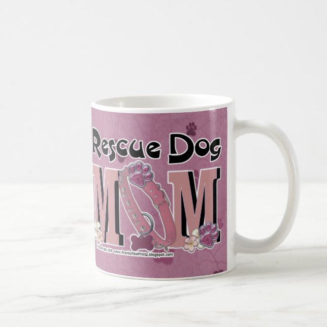 Rettungs-Hund-MAMA Tasse (Rechts)