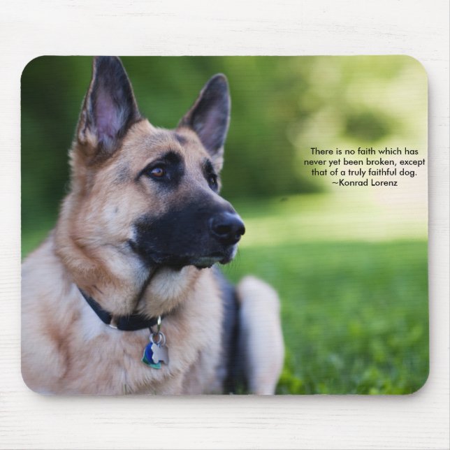 Rettungs-Hund Mousepads (Vorne)