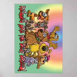 Rettungs-Hund sind die beste Zucht! Poster