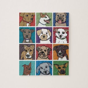 Rettungs-HundeCartoon Puzzle