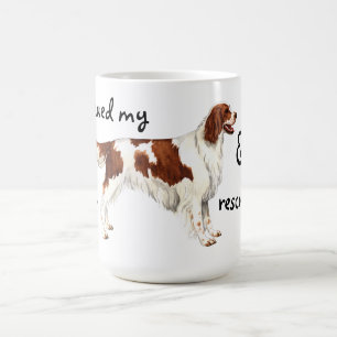 Rettungs-irischer roter und weißer Setzer Kaffeetasse
