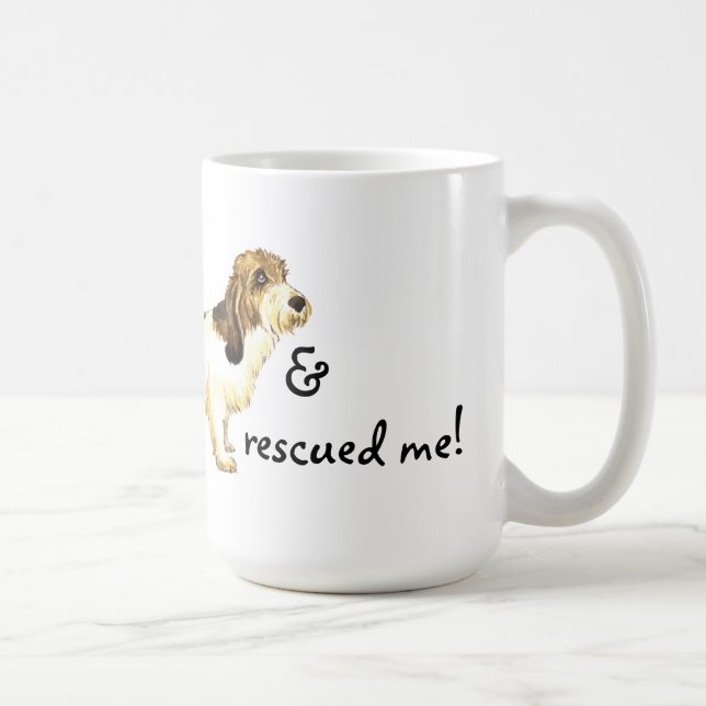 Rettungs-kleiner Dachshund Griffon Vendéen Tasse (Rechts)