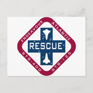 Rettungs-STS-400 Postkarte
