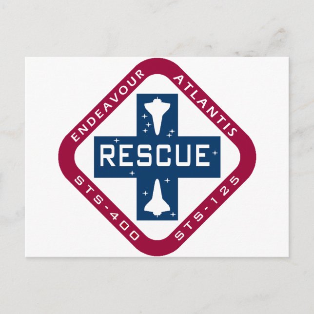 Rettungs-STS-400 Postkarte (Vorderseite)