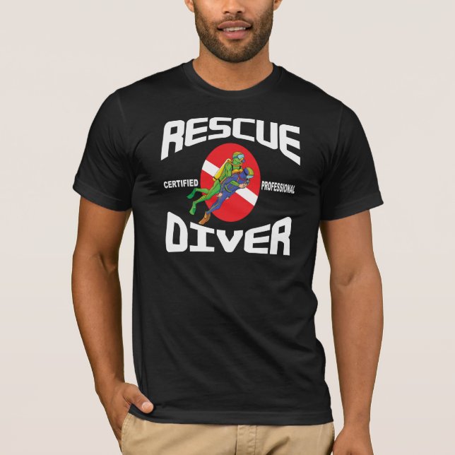 Rettungs-Taucher T-Shirt (Vorderseite)