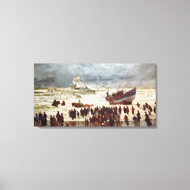 Rettungsboot 1873 leinwanddruck (Vorderseite)