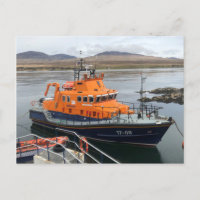 Rettungsboot in Port Askaig, Isle of Islay, Schott
