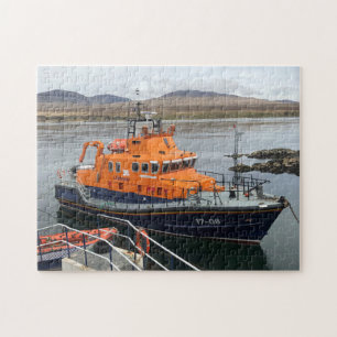 Rettungsboot in Port Askaig, Isle of Islay, Schott Puzzle