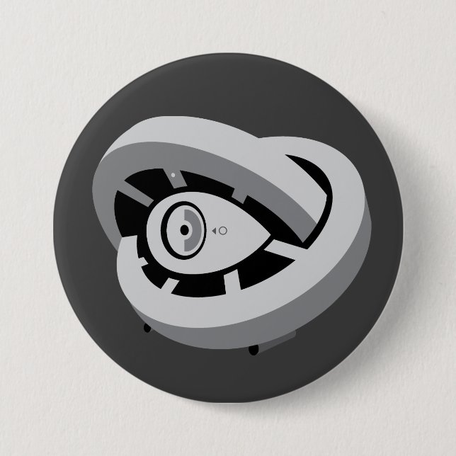 Rettungsboot-Knopf Button (Vorderseite)