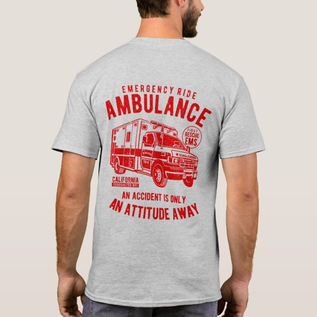 Rettungsdienst EMS T-Shirt (Rückseite)