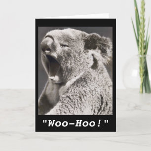 Rettungsfoto Koala Herzlichen Glückwunsch zum neue Karte