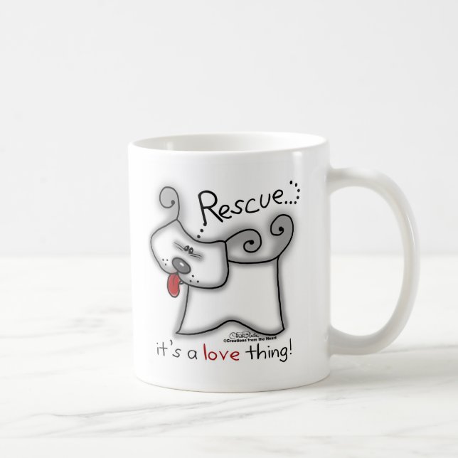 Rettungshund ... Das ist eine Liebe Kaffeetasse (Rechts)