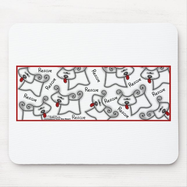 Rettungshund ... Das ist eine Liebe Mousepad (Vorne)