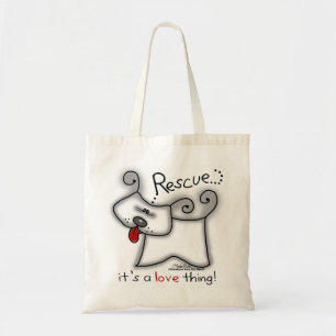 Rettungshund ... Das ist eine Liebe Tragetasche
