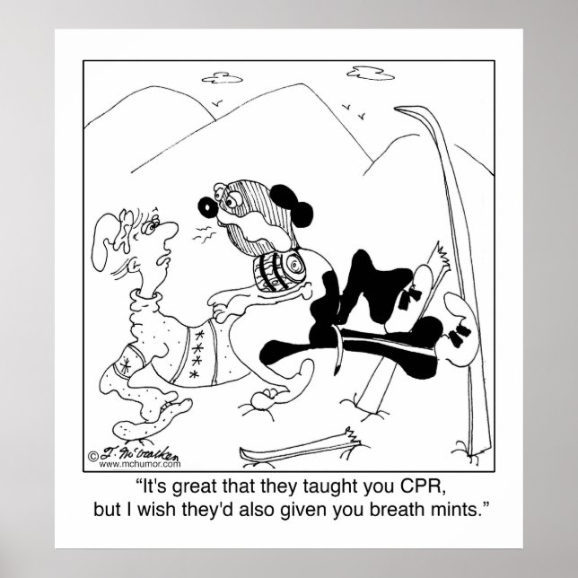 Rettungshund kennt CPR Poster (Vorne)