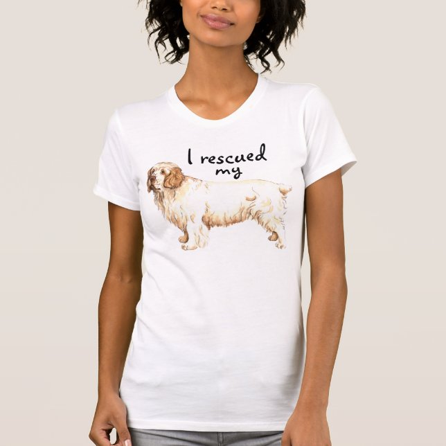 Rettungsklumber Spaniel T-Shirt (Vorderseite)