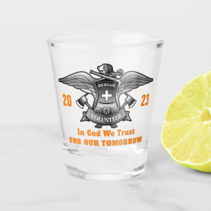 Rettungsmannschaft Schnapsglas