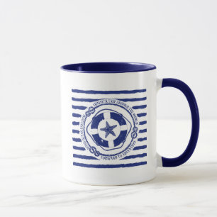 Rettungsring und Seestern Tasse