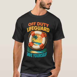 Rettungsschwimmer außer Dienst I_ch bin im Urlaub  T-Shirt