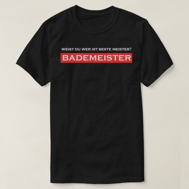 Rettungsschwimmer Deutsch T-Shirt (Design vorne)