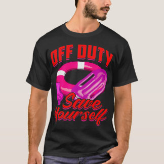 Rettungsschwimmer, die sich selbst von der Pflicht T-Shirt