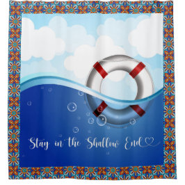 Rettungsschwimmer Duschvorhang