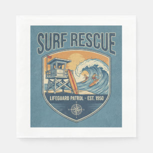 Rettungsschwimmer-Patrouille Surf Est 1950 Serviette
