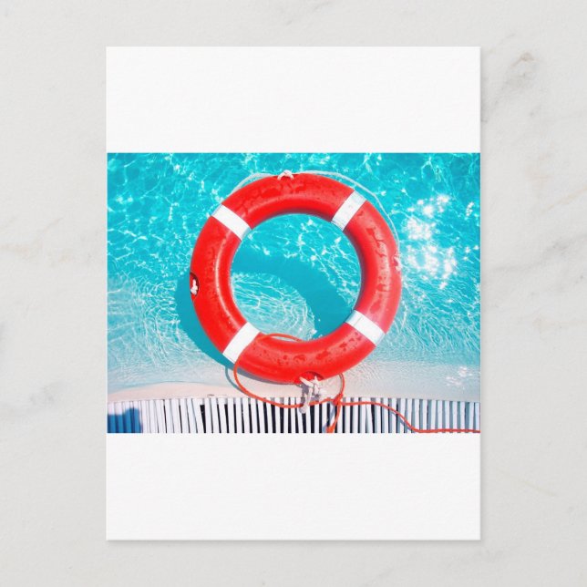 Rettungsschwimmer Postkarte (Vorderseite)