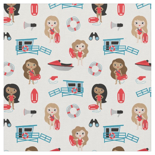 Rettungsschwimmer Stoff (Nahaufnahme)