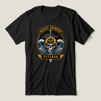 Rettungsschwimmer Veteran Militärhubschrauber Embl Tri-Blend Shirt