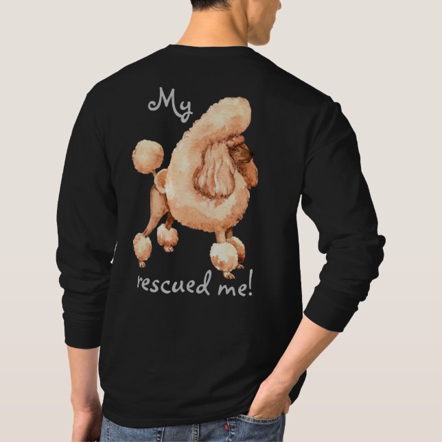 Rettungsspielzeug Poodle T-Shirt (Rückseite)