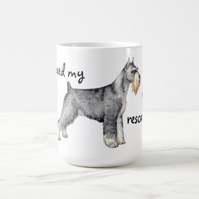 Rettungsstandard Schnauzer Kaffeetasse (Mittel)