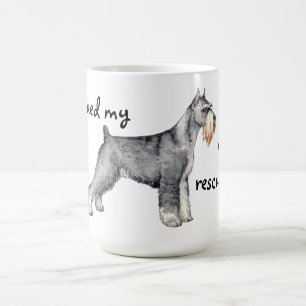 Rettungsstandard Schnauzer Kaffeetasse