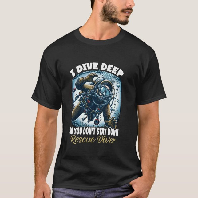 Rettungstauchen  1 T-Shirt (Vorderseite)