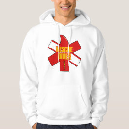 Rettungstaucher Kreuz-Tauchflagge Hoodie