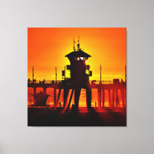 Rettungsturm Zero (Leinwand 100 cm x 100 cm) Leinwanddruck