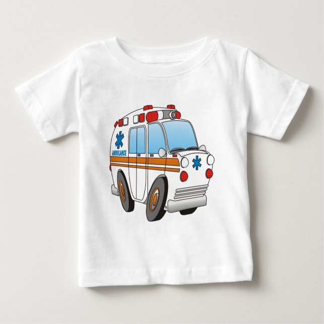 Rettungswagen Baby T-shirt (Vorderseite)