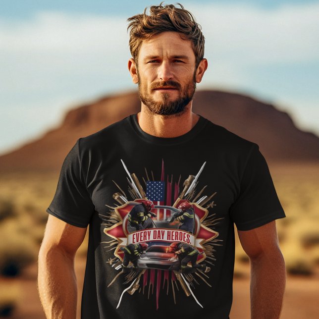 Rettungswagen für Feuerwehrleute T-Shirt (Von Creator hochgeladen)