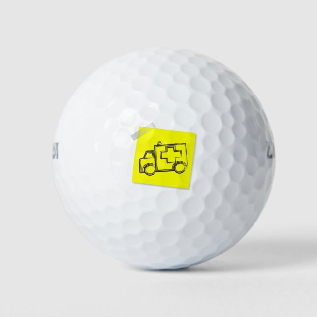 Rettungswagen Golfball (Vorderseite)